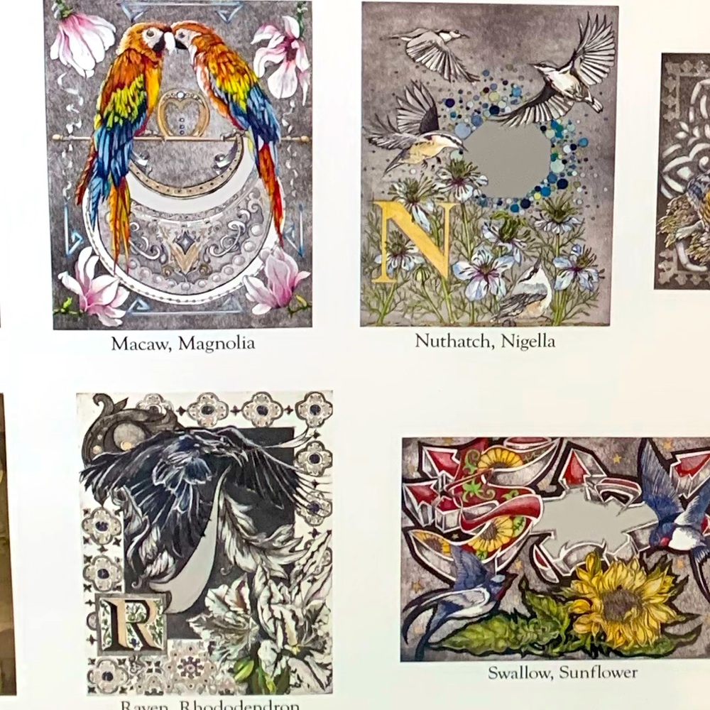“Illustrated Alphabet” by Vischon WA artist, Sue Hardy - Picture 8 of 9
